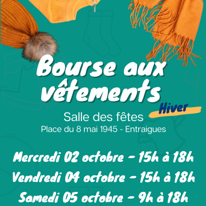 Bourse aux vêtements d’hiver