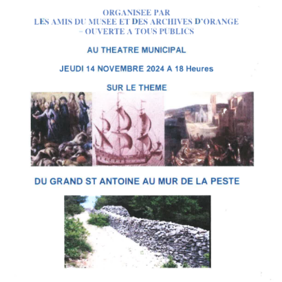 Conférence - Du Grand Saint Antoine au Mur de la Peste