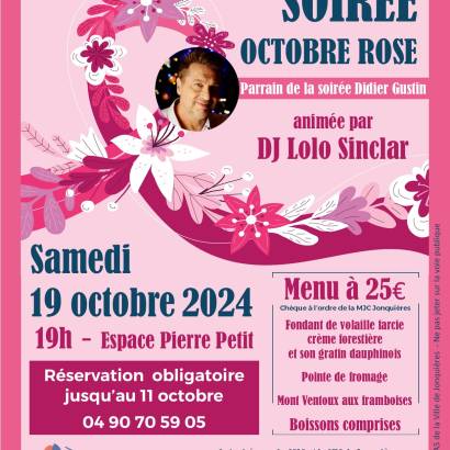 Soirée Octobre rose