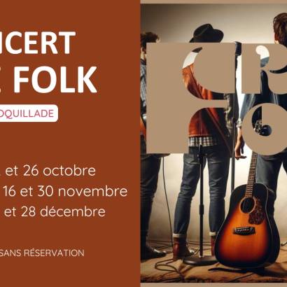 Concert Bar Coquillade - Free Folk