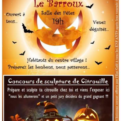 Soirée Halloween et concours de Citrouilles