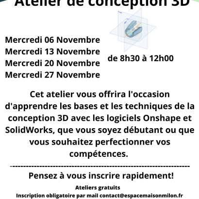 atelier de conception 3D