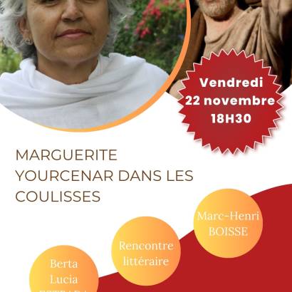 Marguerite Yourcenar dans les coulisses