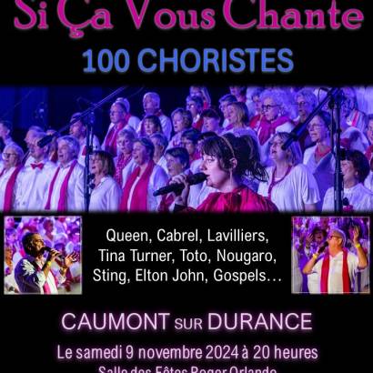 Concert de la Cie "Si ça vous chante" Le 9 nov 2024