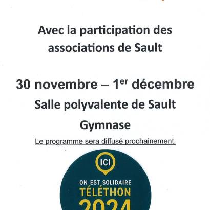 Téléthon à Sault