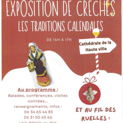 Special children's visit to the exhibition of nativity scenes and Provencal Christmas