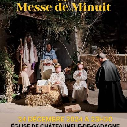 Crèche vivante et messe de minuit