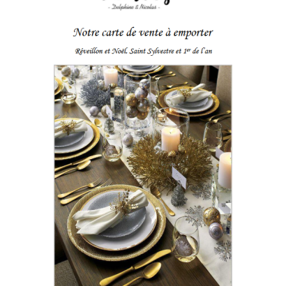 Repas de fête à emporter