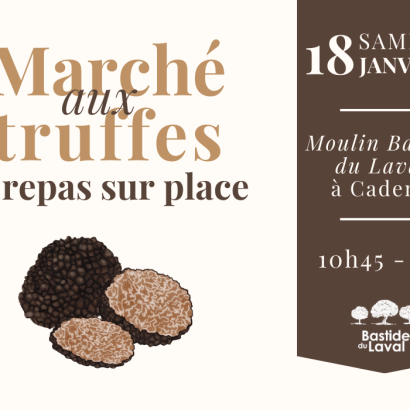 Marché aux Truffes 2025 au moulin Bastide du Laval