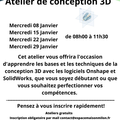 Atelier de conception 3D