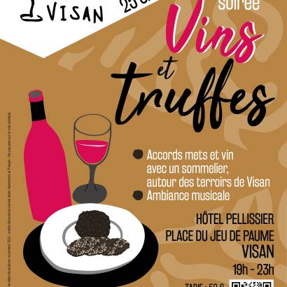 Soirée vins et truffes Le 25 janv 2025