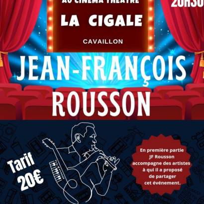 Concert au cinéma théâtre la Cigale Le 31 janv 2025