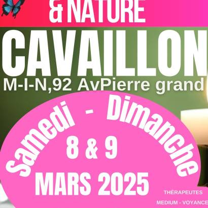 Salon bien-être et nature Du 8 au 9 mars 2025