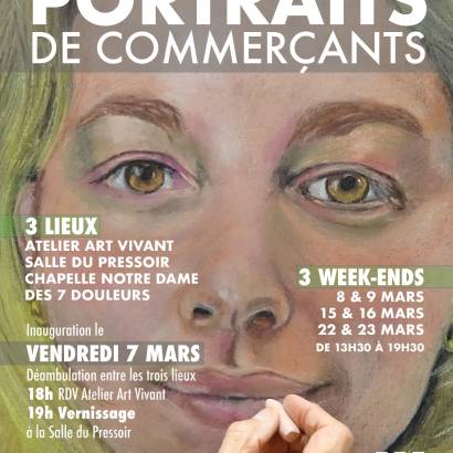 Exposition "Portraits de commerçants" Du 8 au 23 mars 2025