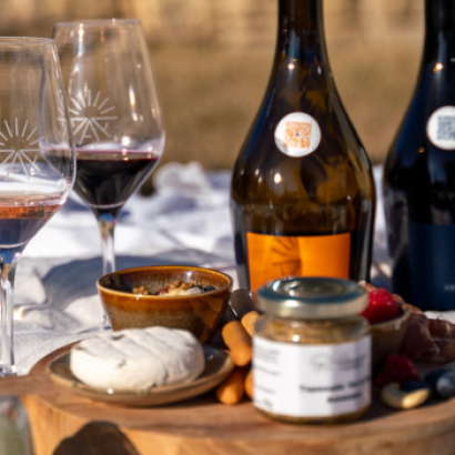 dégustation de vins, huiles d'olive et planche gourmande aux Terrasses d'Adrien