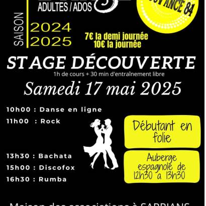 Stage Découverte de danses