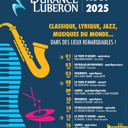 Festival Durance Luberon à Lauris - OpérApérOpérette : Paris-Vienne
