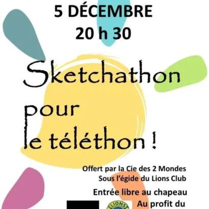 Sketchathon - Telethon - Théâtre des 2 Mondes