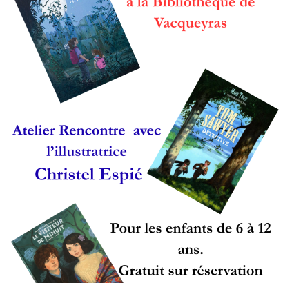 Atelier rencontre avec l'illustratrice Christel Espié