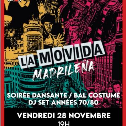 Movida Espanola: dance party and masked ball from the 70s and 80s