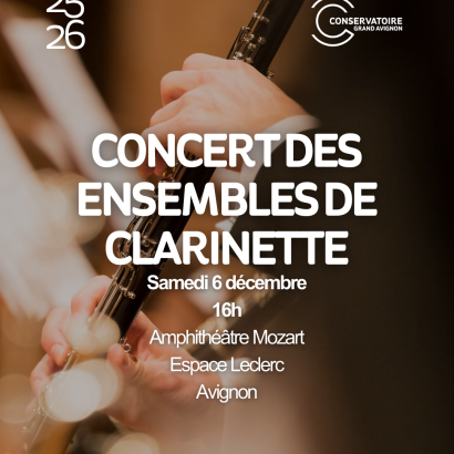 Clarinet ensemble concert
