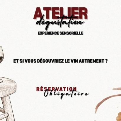 Wine tasting workshop at Domaine des Garances