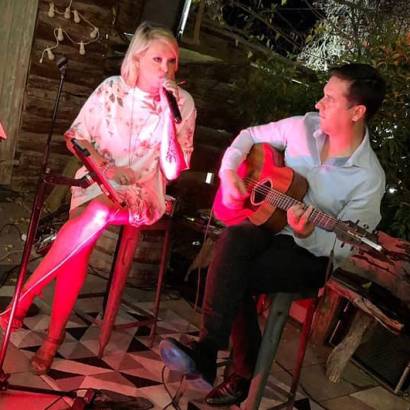 Dîner concert au Chat Blanc - Duo Equilibre (soul, jazz, pop) / Traiteur Lou Croustet / Clarita Pâtisserie
