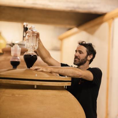 Cellar tour - Clos Verquière