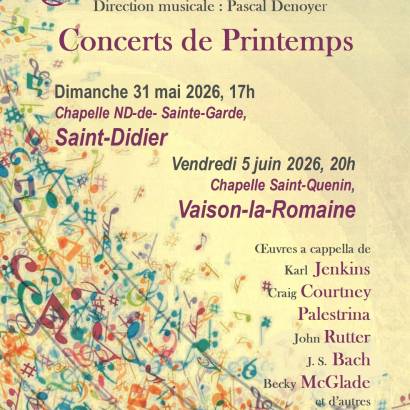 Spring concert by Ensemble Vocal Grimaud