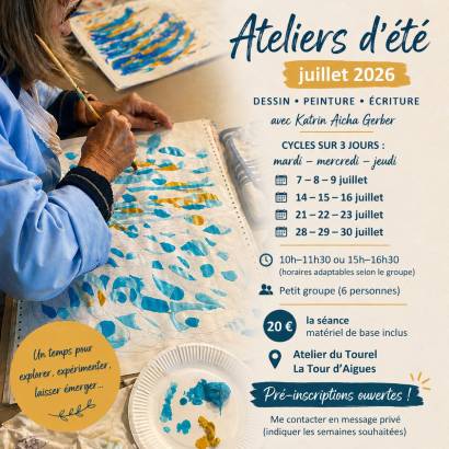 Summer Workshop: Drawing, Painting, and Writing at the Couvent du Tourel in La Tour d'Aigues