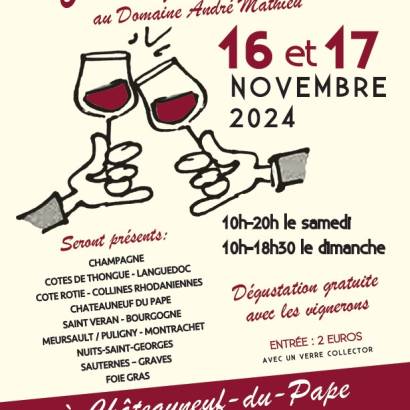 8ème Edition du Salon des Vins "le Rendez-vous des Vignerons" Du 16 au 17 nov 2024