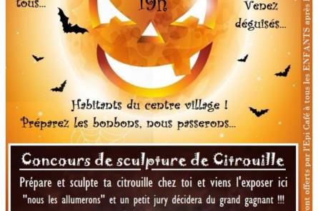 Soirée Halloween et concours de Citrouilles