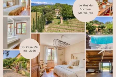 Week-end yoga & vitalité à Mormoiron avec Nadège Bressy